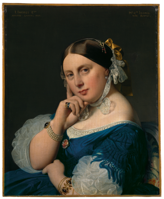 Jean-Auguste-Dominique Ingres<br /> Bildnis Delphine Ingres-Ramel, 1859<br /> Öl auf Leinwand, 65,2 x 53,3 cm