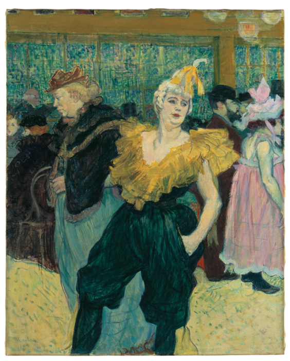 Henri de Toulouse-Lautrec, Die Clownesse Cha-U-Kao, 1895, Öl auf Leinwand, 75 x 55 cm