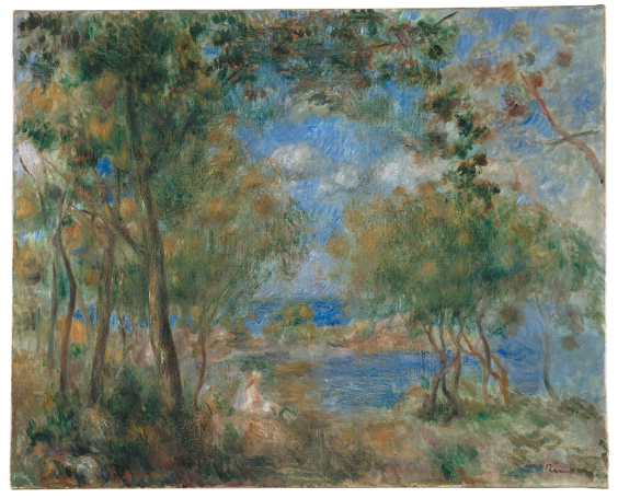Pierre-Auguste Renoir, Landschaft bei Noirmoutiers, 1892, Öl auf Leinwand, 65 x 81 cm