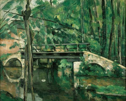 Paul Cézanne, Le Pont de Maincy, 1879–1880, Öl auf Leinwand, 58,5 × 72,5 cm, Musée d’Orsay, Paris, erworben mit einem Beitrag einer anonymen kanadischen Spende, 1955