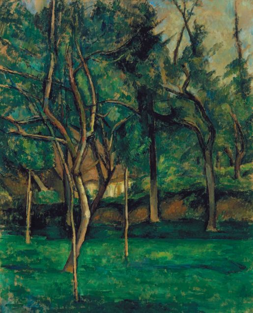 Paul Cézanne, Le Verger (Hattenville), 1882, Öl auf Leinwand, 61 × 50 cm, Thyssen-Bornemisza Collections