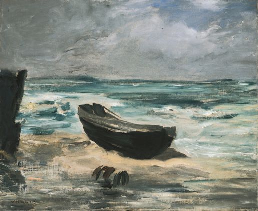 Édouard Manet, Marée montante, 1873, Öl auf Leinwand, 47 × 58 cm, Privatsammlung, Courtesy Nathan Fine Art Berlin / Zürich