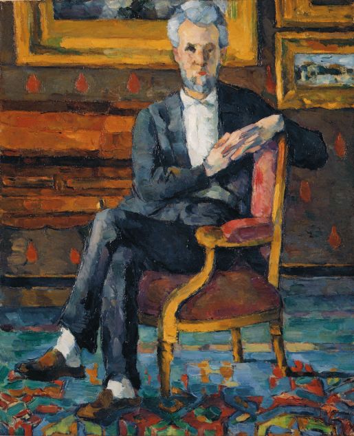 Paul Cézanne, Portrait de Victor Chocquet assis, 1877, Öl auf Leinwand, 45,7 × 38,1 cm, Columbus Museum of Art, Columbus, OH, Erwerbung Howald Fund