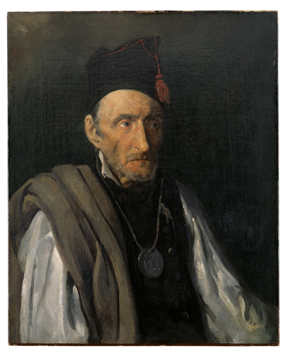 Théodore Géricault <br /> A Man Suffering from Delusions of Military Rank c. 1819–1822<br /> Oil on canvas, 81 x 65 cm
