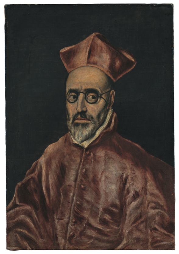Dominikos Theotokópoulos, called El Greco <br /> Portrait of a Cardinal c. 1600–1614<br /> Oil on canvas, 74,5 x 51 cm