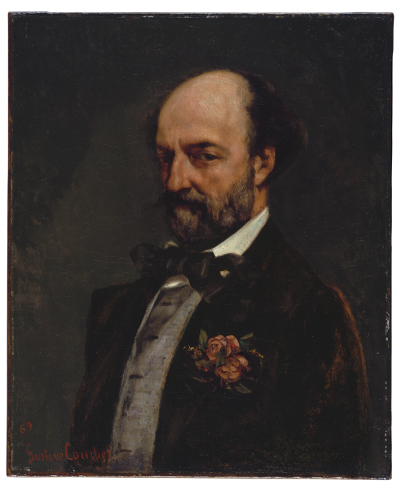 Gustave Courbet <br /> Portrait of Gustave Mathieu 1869<br /> Oil on canvas, 73 x 60 cm