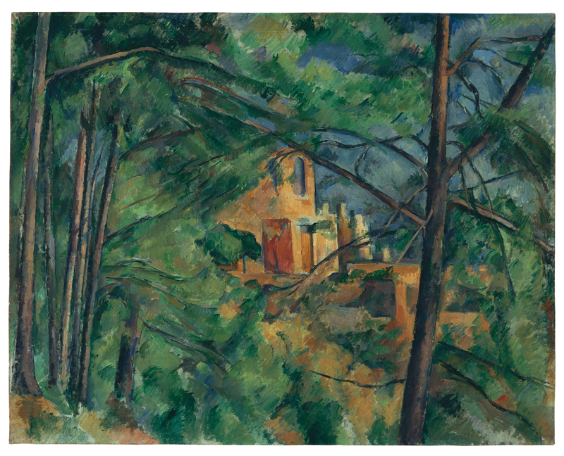 Paul Cézanne <br /> The Château Noir c. 1885<br /> Oil on canvas, 73,5 x 92,5 cm