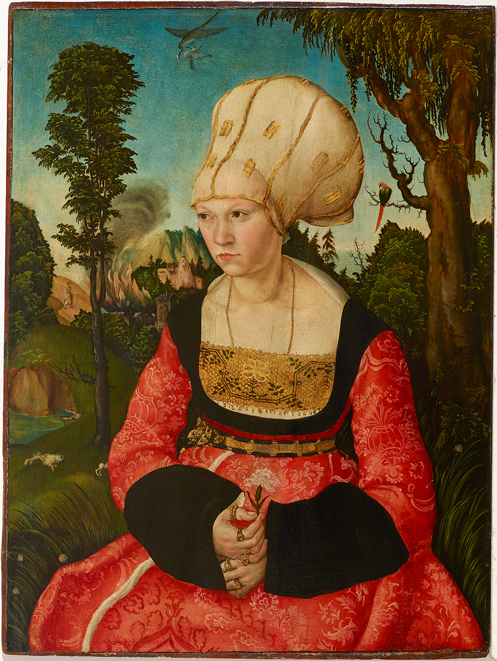 Lucas Cranach the Elder, Portrait of Anna Cuspinian-Putsch, 1502/1503