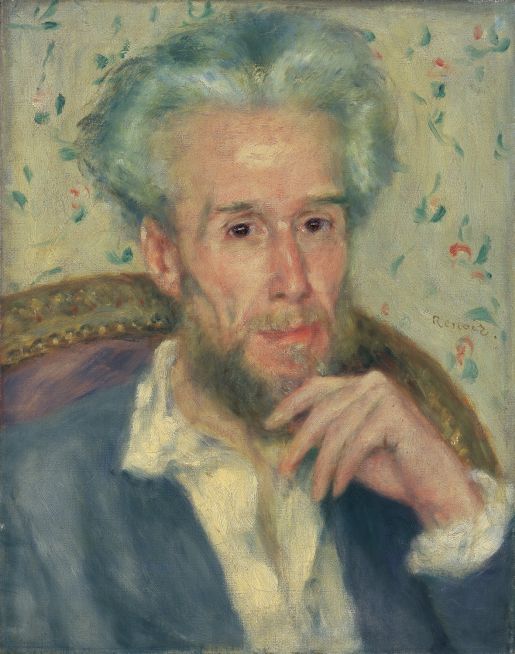Pierre-Auguste Renoir, Portrait de Monsieur Chocquet, 1875 –1876, Oil on canvas, 46 × 36 cm, Collection Oskar Reinhart «Am Römerholz», Winterthur