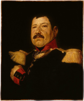 Maître français, Le capitaine François Laurent Lange, vers 1830–1848
Huile sur toile, 65 x 54 cm
Collection Oskar Reinhart « Am Römerholz »