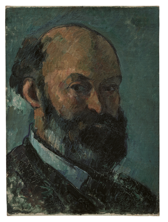 Paul Cézanne, Selbstbildnis, 1879/80, Öl auf Leinwand, 33,7 x 24,7 cm