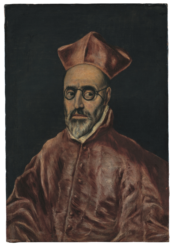 El Greco<br /> Ritratto di un cardinale, attorno al 1600-1614<br /> olio su tela, 74,5 x 51 cm