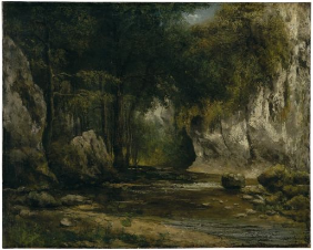 Gustave Courbet (Ornans 1819–1877 La Tour-de-Peilz), Rucello nella Foresta, 1855 ca., Olio su tela, 65 x 80 cm, Collezione Oskar Reinhart «Am Römerholz», Winterthur