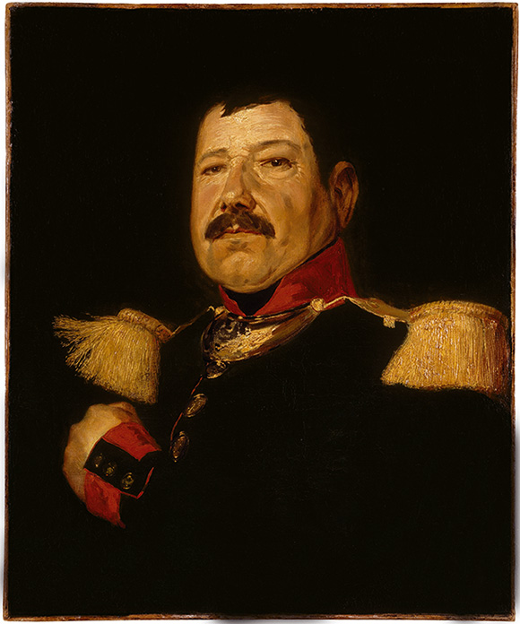 Maestro francese, Capitano François Laurent Lange, circa 1830–48
Olio su tela, 65x54 cm
Collezione Oskar Reinhart «Am Römerholz», Winterthur