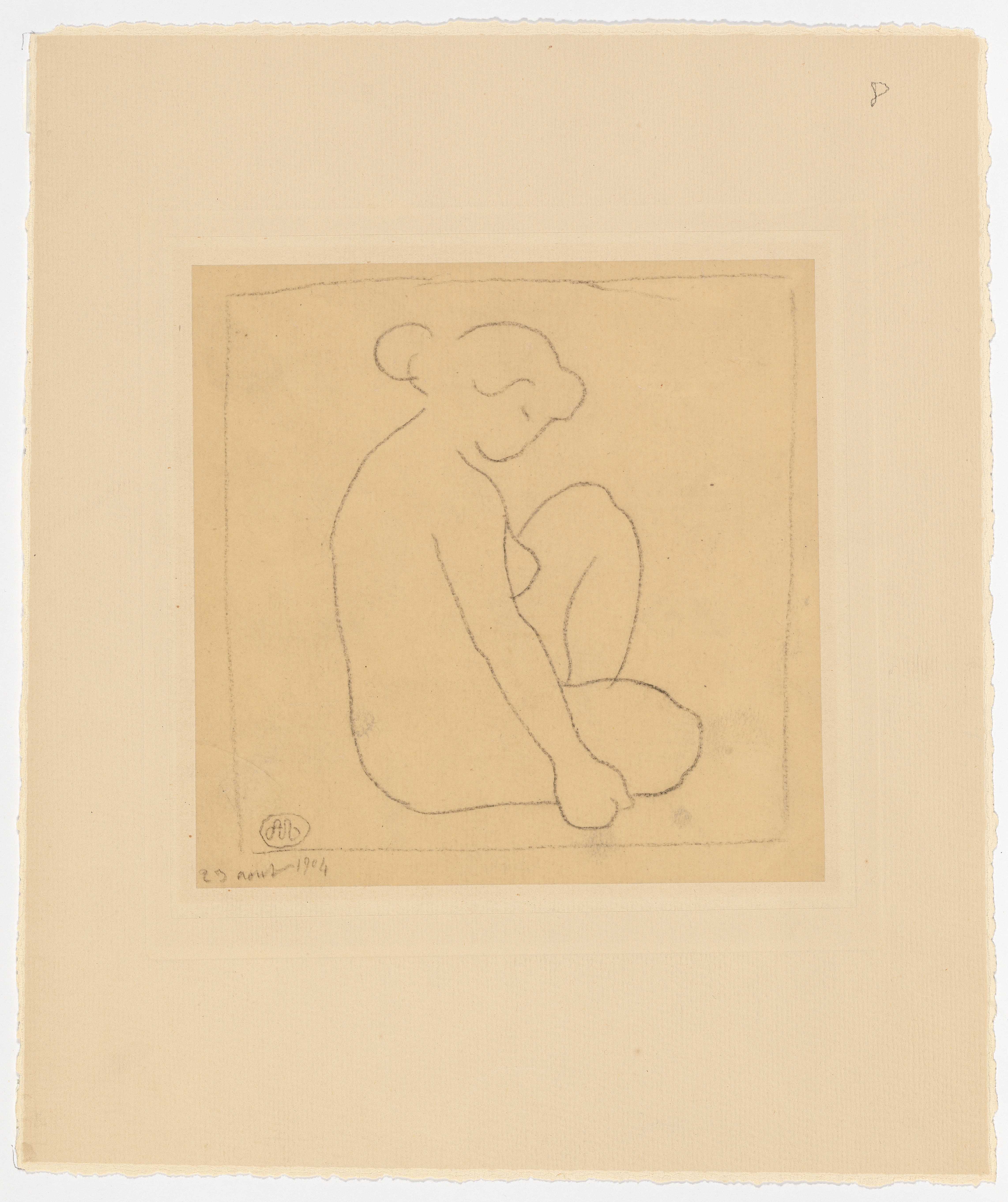 Aristide Maillol, Étude pour La Méditerranée, 1904